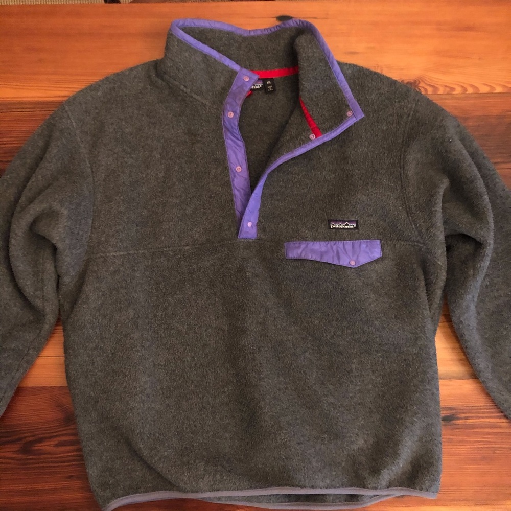 Patagonia fleece snap-T pullover XL (VTG USA)
